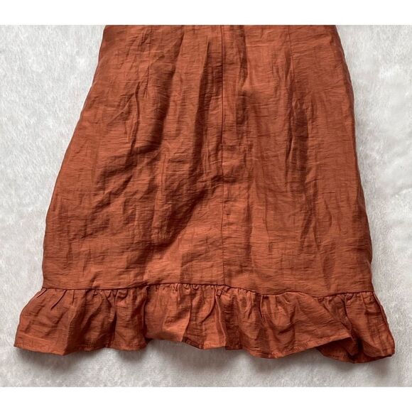 Lost & Wander Pacific Grove Mini Dress in Brown, Size XS - Picture 15 of 16